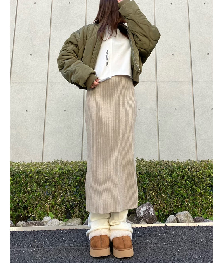 キルティング クロップド ジャケット ブルゾン 156-5533