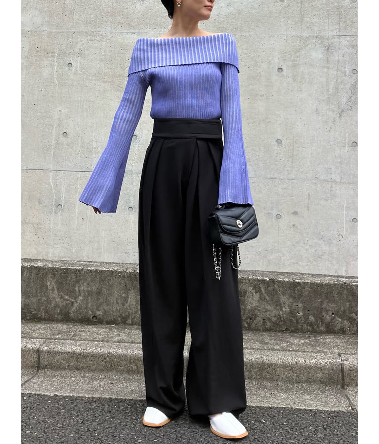 タック ワイド パンツ 792-8983