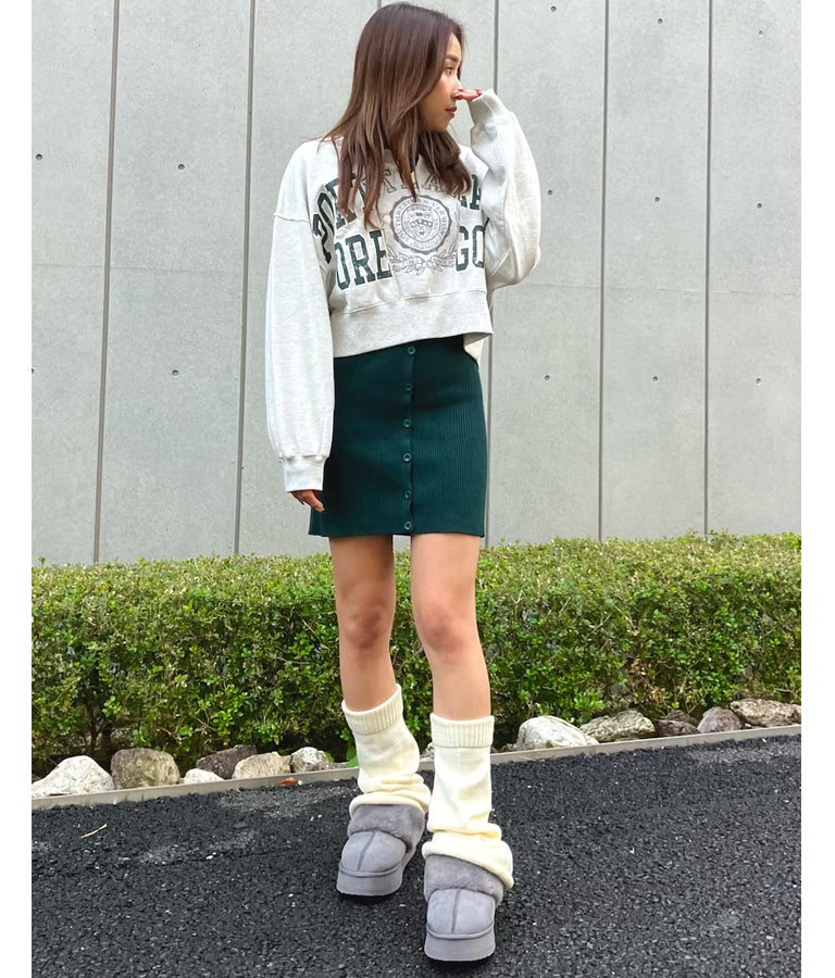 キーネック リメイク デザイン 裏毛 スウェット トレーナー 793-9100