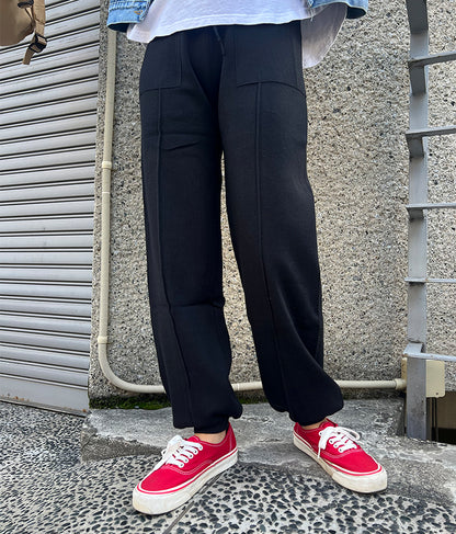 センター ライン ニット ジョガー パンツ 812-6706