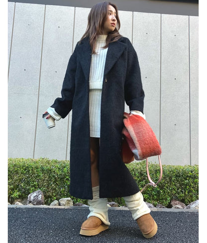 フリンジ大判ストール 159-5517