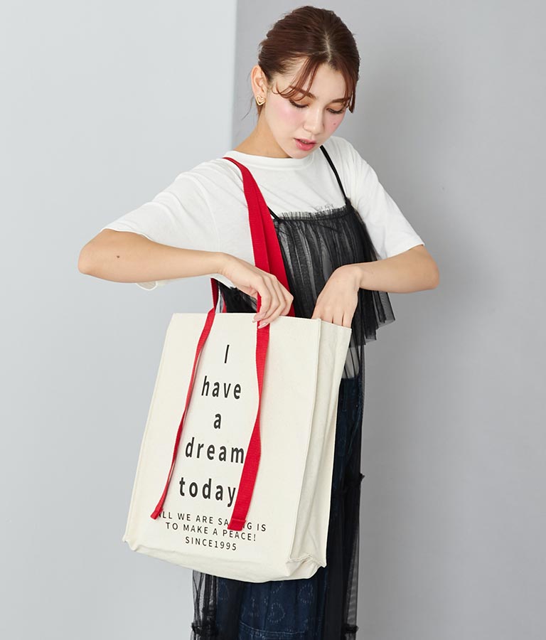 推しカラー メッセージ トート バッグ 529-6804
