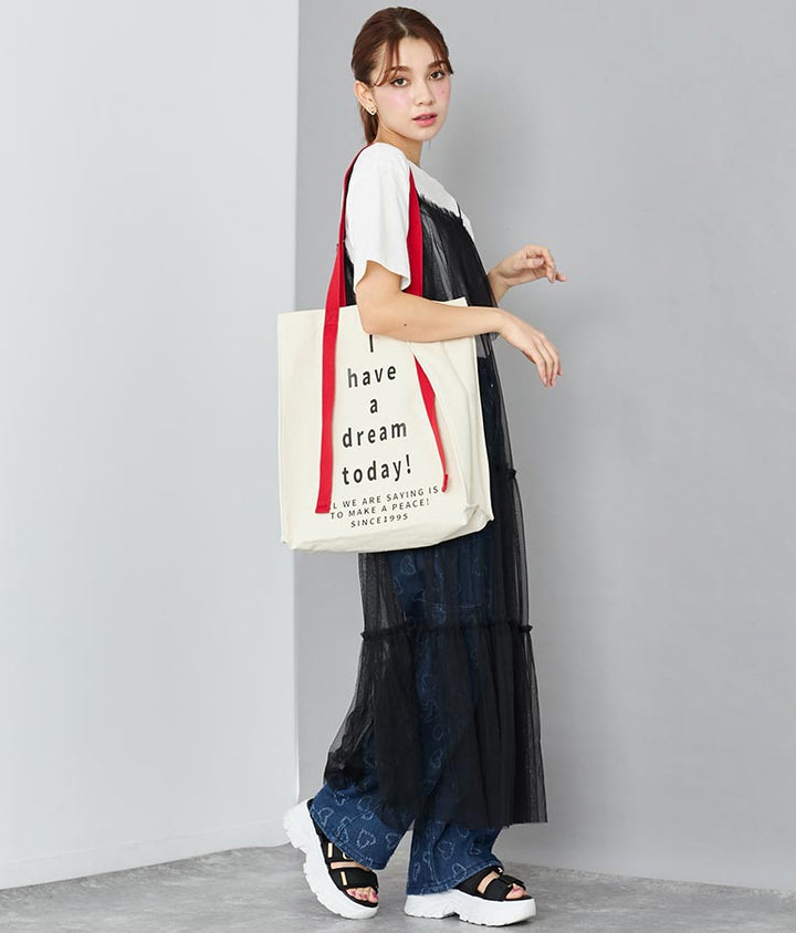 推しカラー メッセージ トート バッグ 529-6804