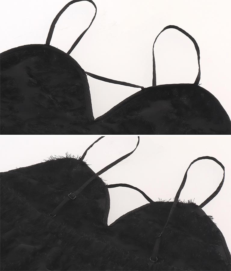 フラワー ジャガード キャミ ワンピース 527-6811