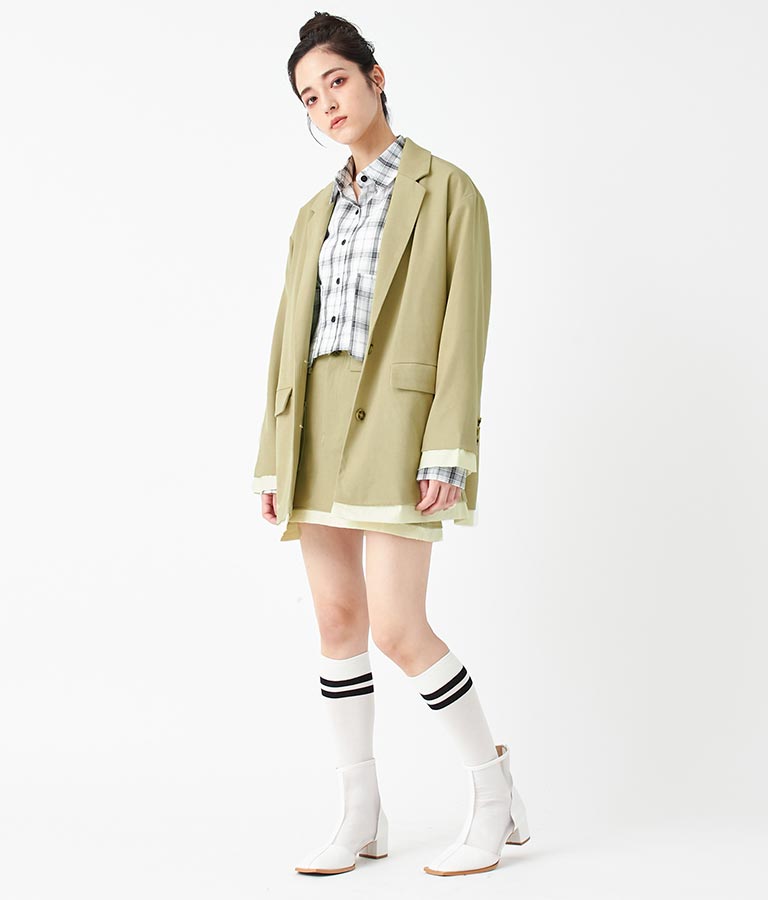 カットオフ テーラード ジャケット【別売りSETUP】 154-5570