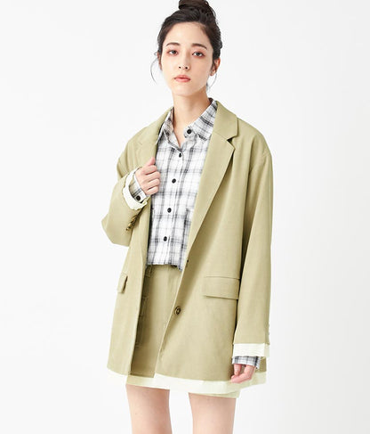 カットオフ テーラード ジャケット【別売りSETUP】 154-5570