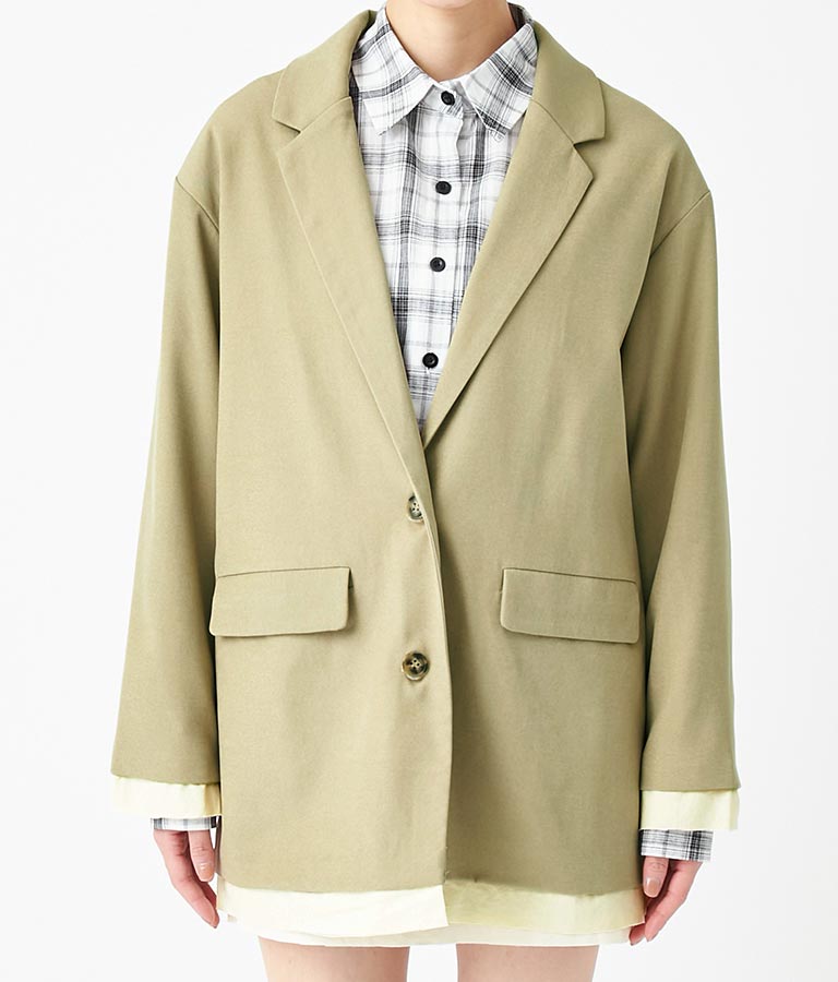 カットオフ テーラード ジャケット【別売りSETUP】 154-5570