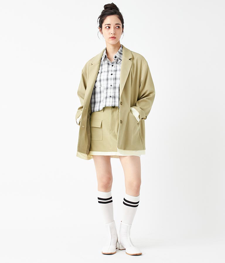 カットオフ テーラード ジャケット【別売りSETUP】 154-5570