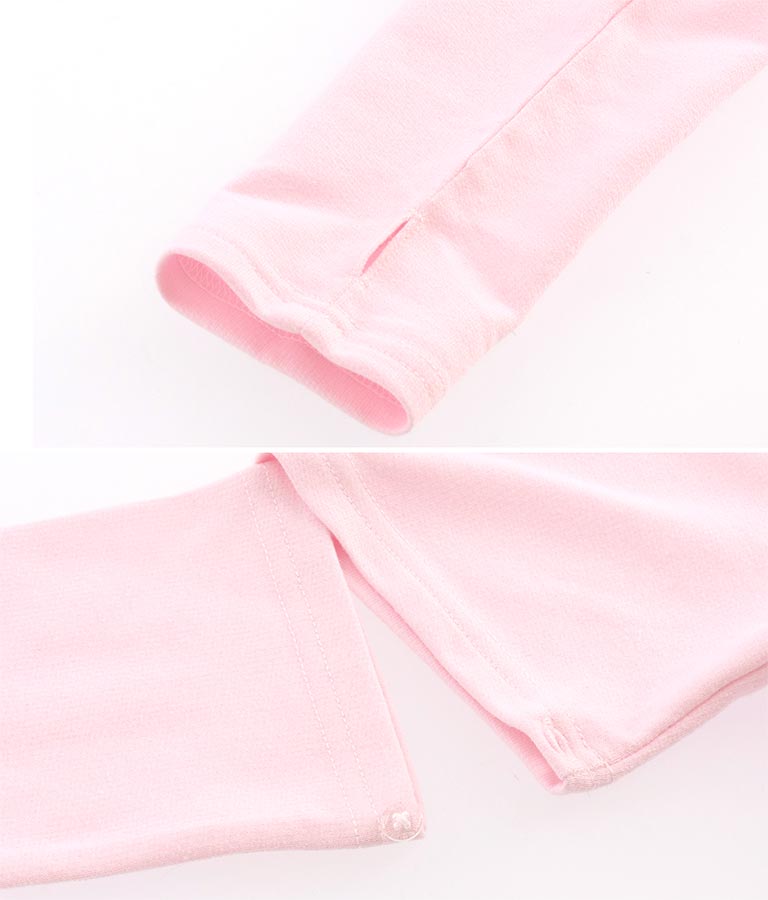 2WAY 袖 箔プリント ミニ 裏毛 トップス 423-3231