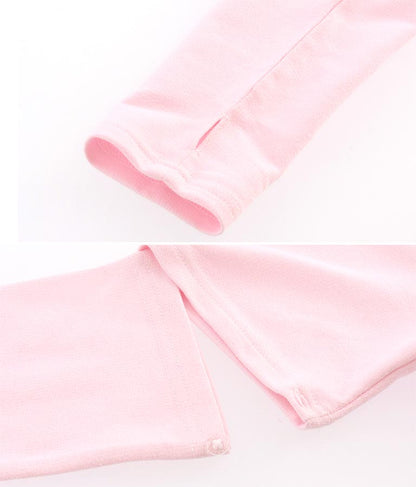 2WAY 袖 箔プリント ミニ 裏毛 トップス 423-3231