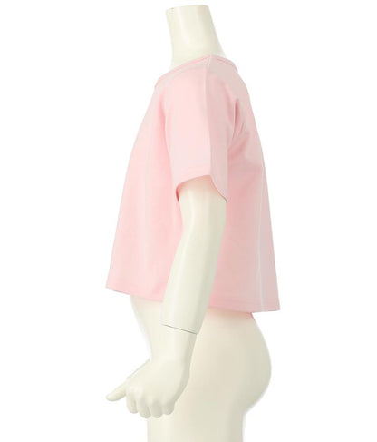 2WAY 袖 箔プリント ミニ 裏毛 トップス 423-3231