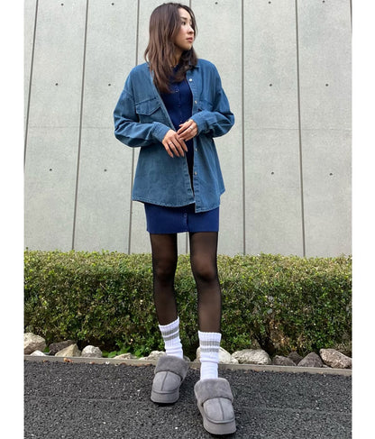デニムオーバーサイズシャツ 154-5497
