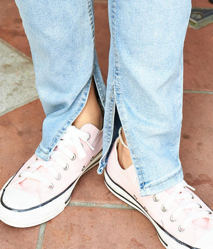 ハードクラッシュ インスリット ストレッチ デニム パンツ 812-6790