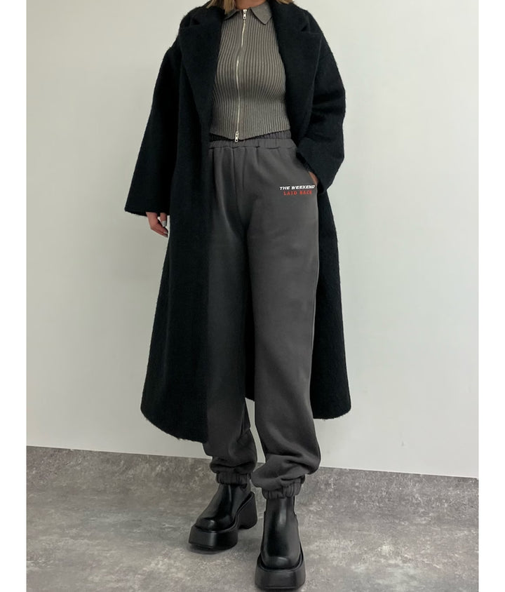 オーバーサイズ シャギー ロング チェスター コート 796-8929