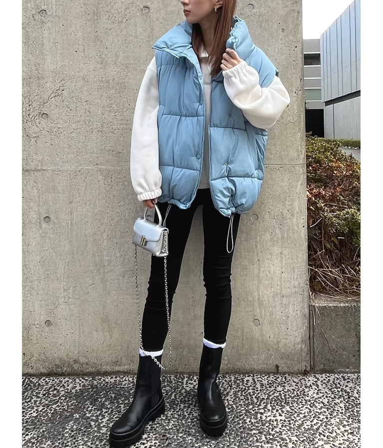 英字刺繍 スキッパー フリース トップス【別売りSETUP】 793-9055