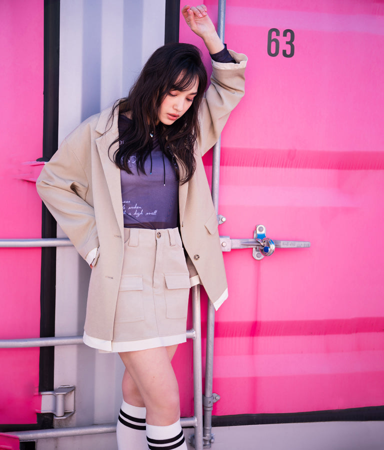 カットオフ テーラード ジャケット【別売りSETUP】 154-5570