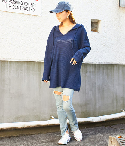 ハードクラッシュ インスリット ストレッチ デニム パンツ 812-6790