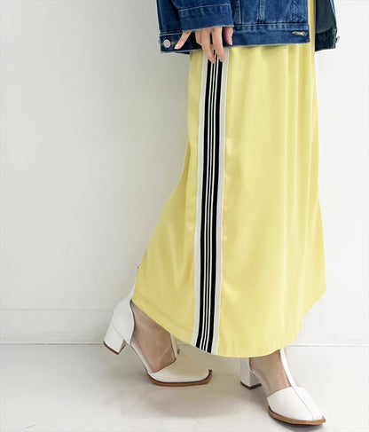 光沢 サテン ライン スカート 791-9160