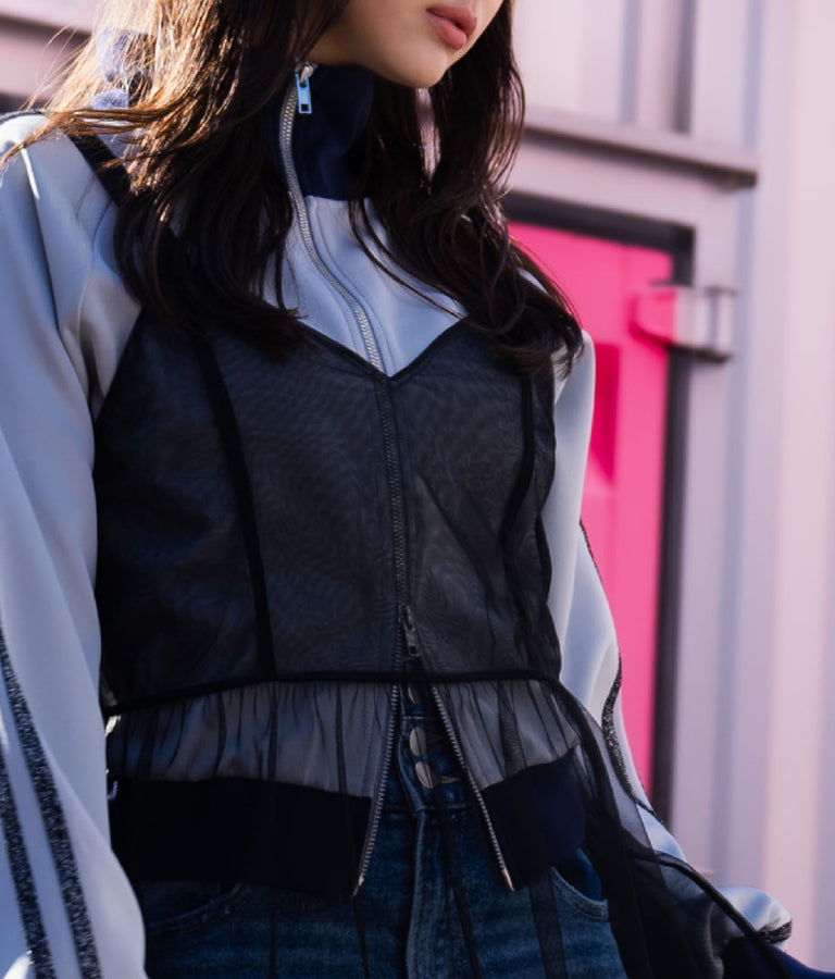 チュール キャミ ワンピース 797-9141
