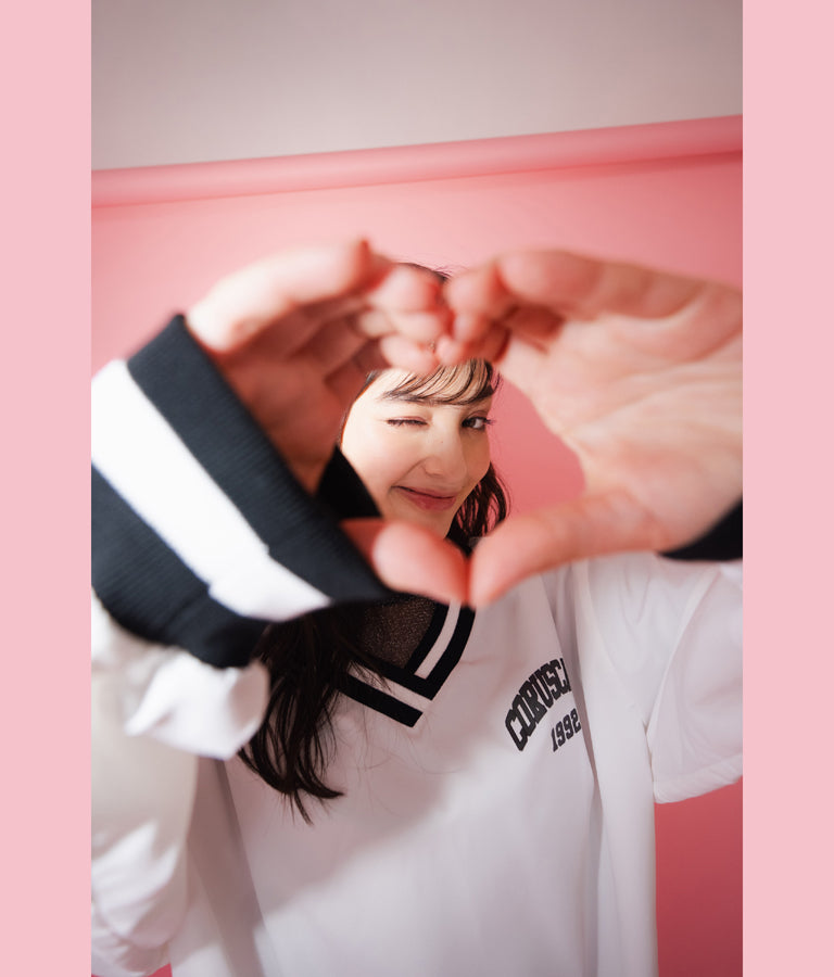 Vネック ライン リブ プルオーバー 793-9144