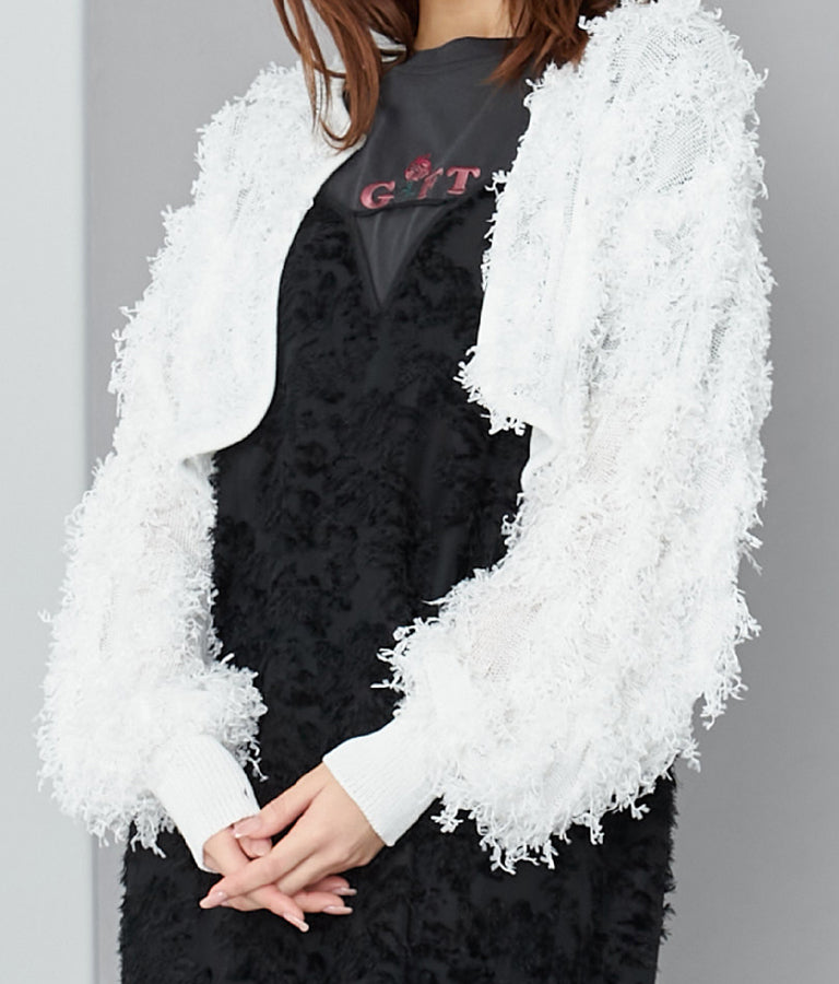 フラワー ジャガード キャミ ワンピース 527-6811