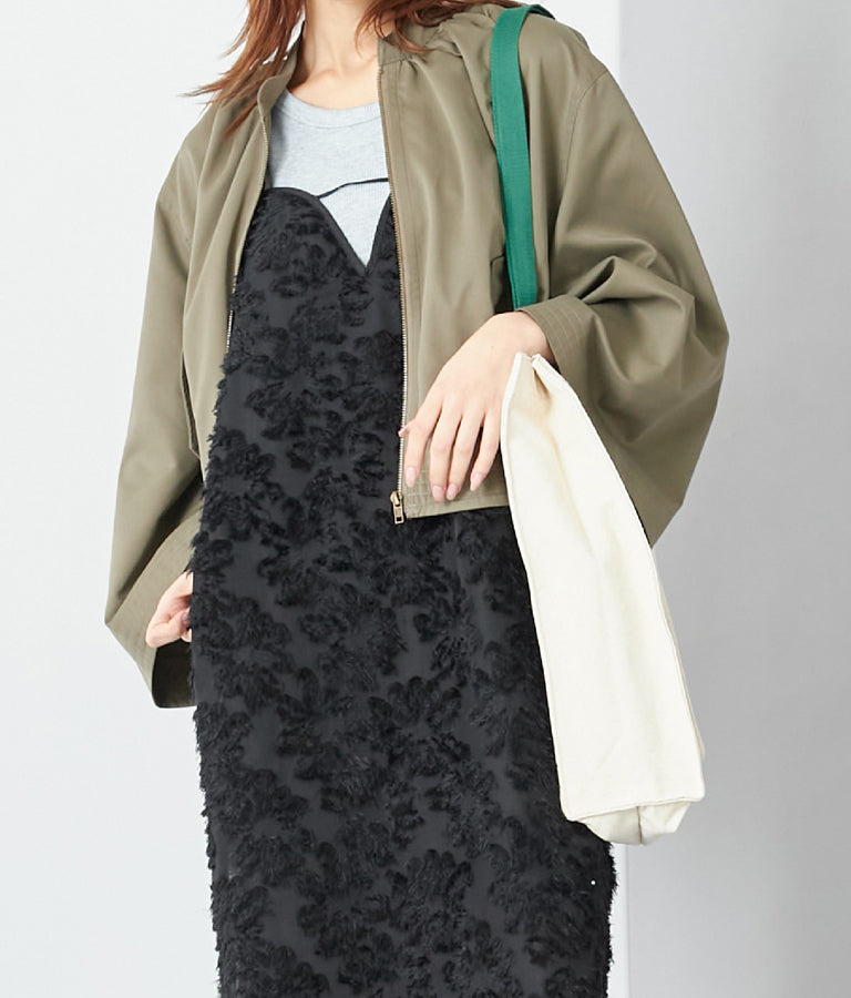 フラワー ジャガード キャミ ワンピース 527-6811