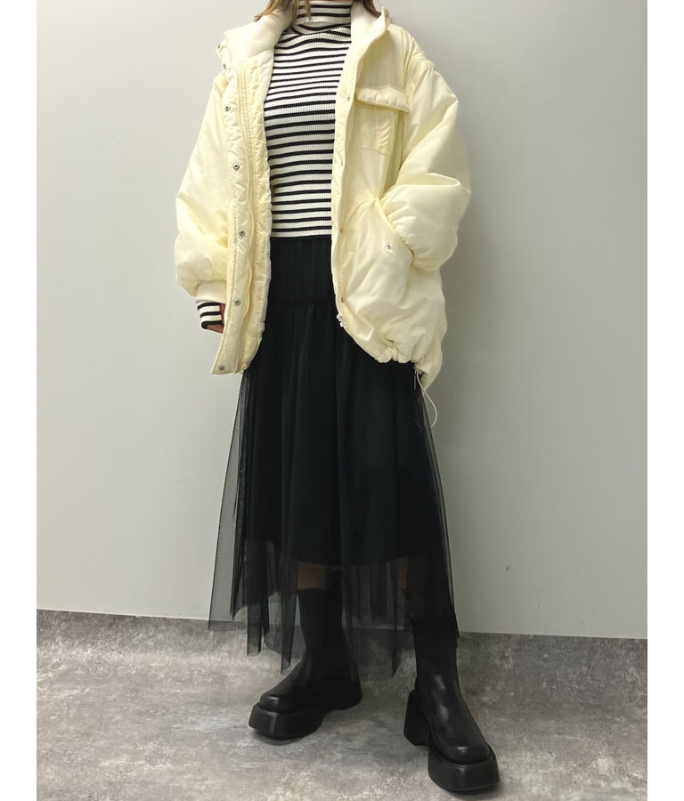 チュール切替スカート 791-9077