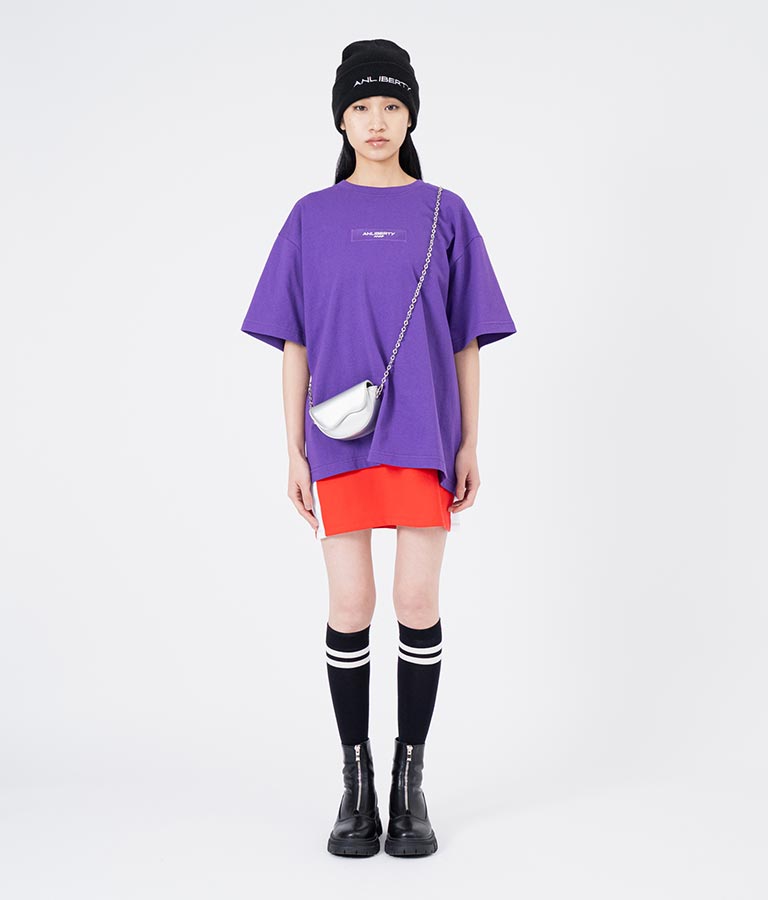 ANLIBERTY ベーシック ボックス ロゴ Tシャツ【ユニセックス】 30-3026