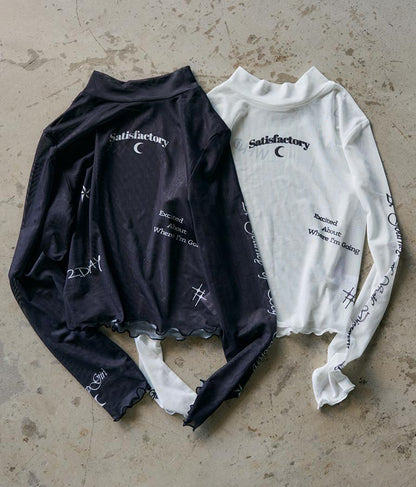 2WAY タトゥー 見え シアー トップス