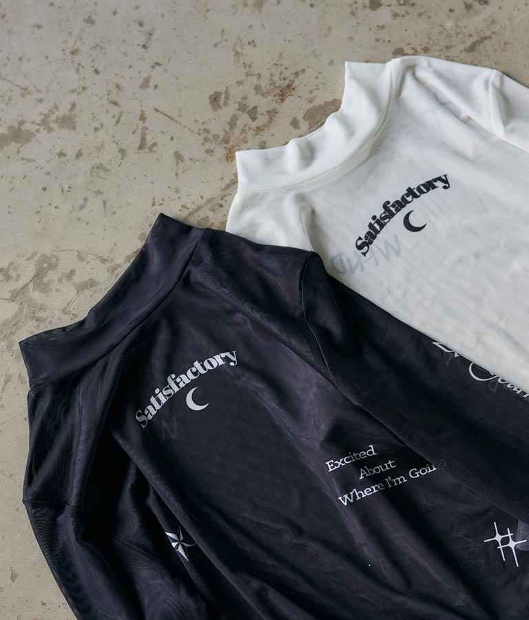 2WAY タトゥー 見え シアー トップス 913-7458