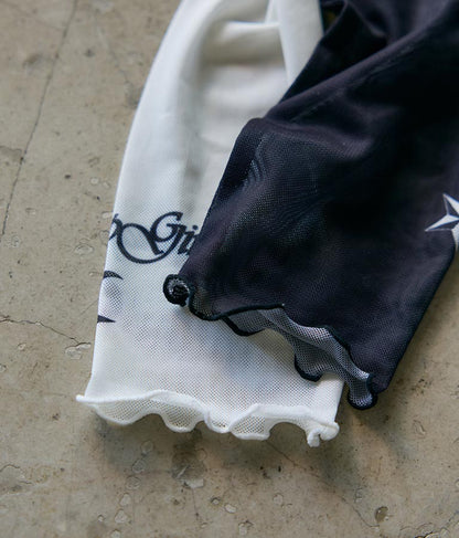 2WAY タトゥー 見え シアー トップス 913-7458