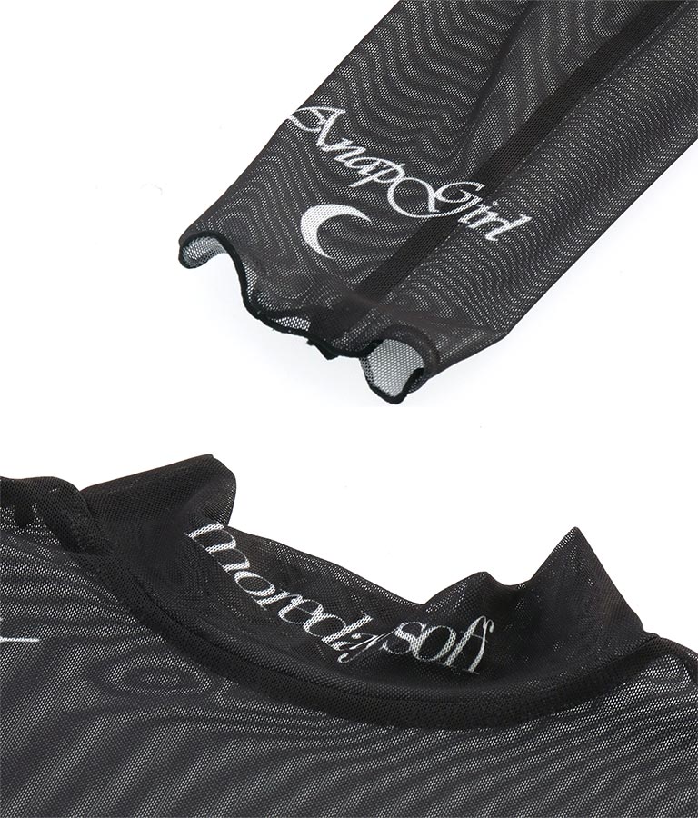 2WAY タトゥー 見え シアー トップス 913-7458