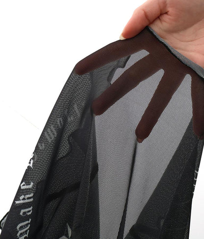 2WAY タトゥー 見え シアー トップス 913-7458