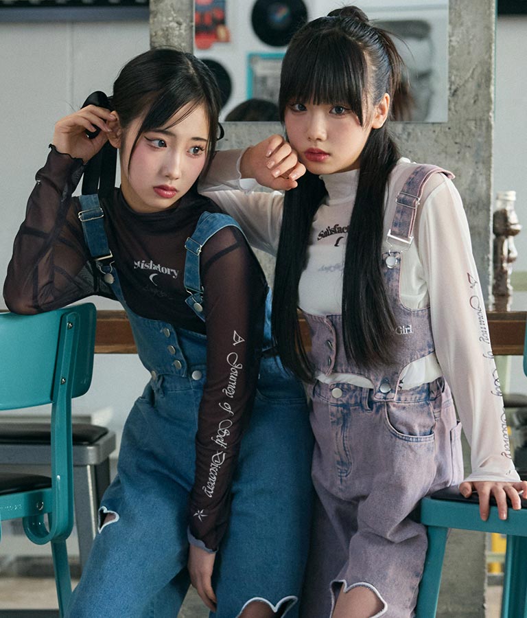 2WAY タトゥー 見え シアー トップス 913-7458