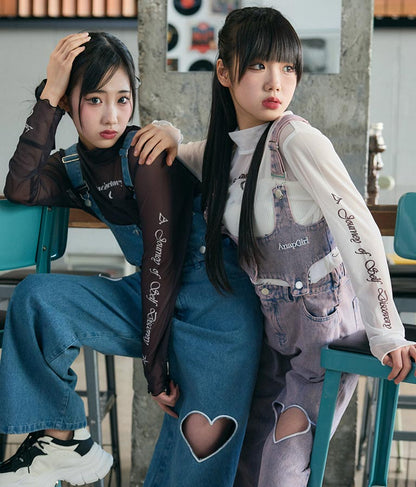 2WAY タトゥー 見え シアー トップス 913-7458