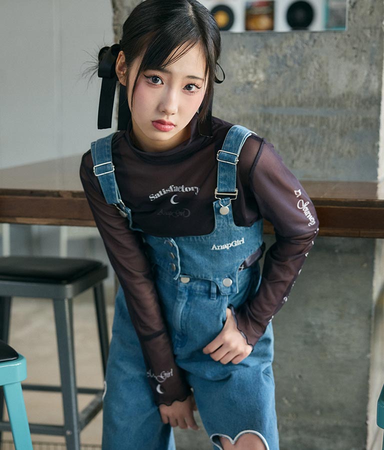 2WAY タトゥー 見え シアー トップス 913-7458