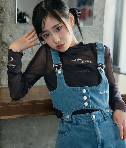 2WAY タトゥー 見え シアー トップス 913-7458