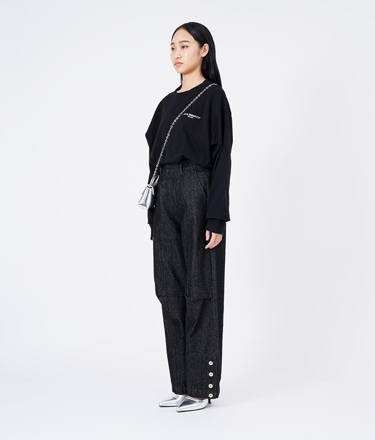 ANLIBERTY ベーシック ロゴ ロングスリーブ Tシャツ 【ユニセックス】 30-3029