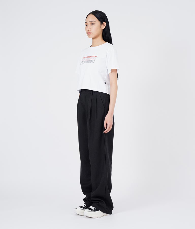 リフレクタークロップドTシャツ 30-3062
