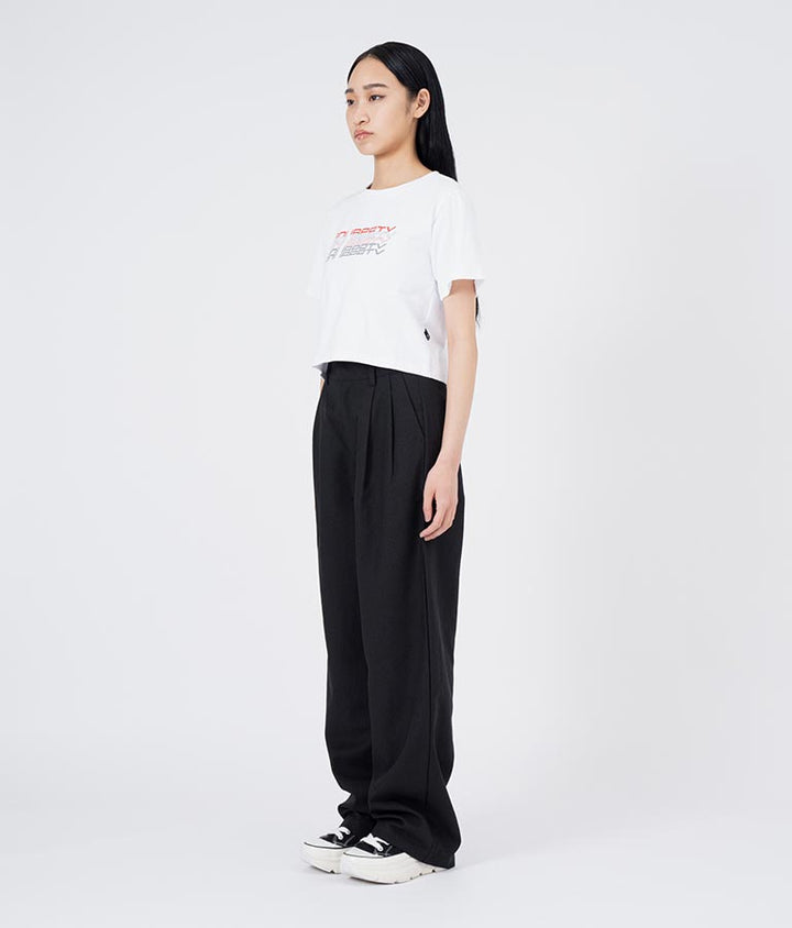 リフレクタークロップドTシャツ 30-3062