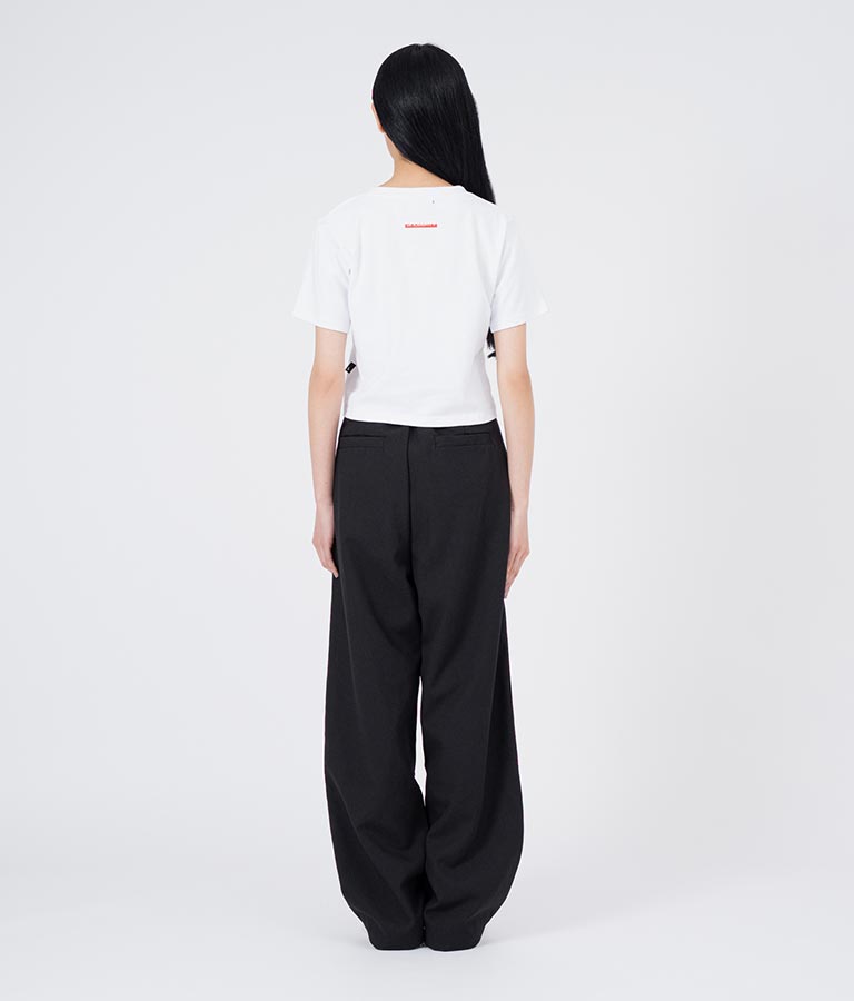 リフレクタークロップドTシャツ 30-3062