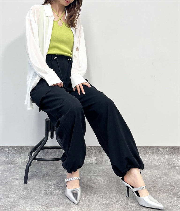 クロスネック タンクトップ 153-5577