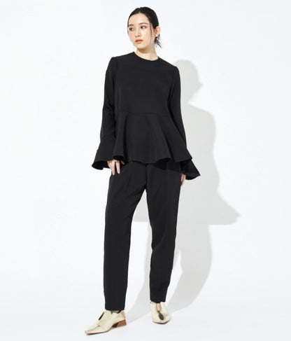 ハイウエスト テーパード パンツ【セットアップ着用可能】 362-9435