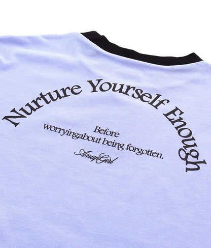 クロップド 前ジップ 刺繍 Tシャツ 913-7363