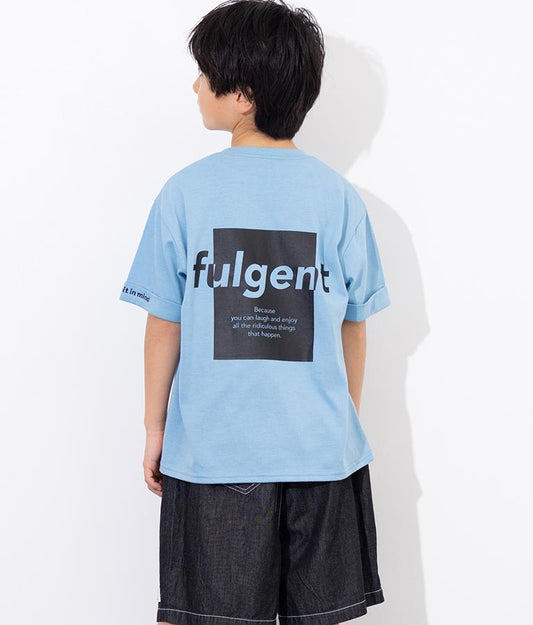 袖ロールアップ プリント ビッグ Tシャツ【親子お揃い】 423-3246