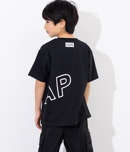 ANAP ロゴ 前後 プリント ビッグ Tシャツ 【親子お揃い】 423-3247