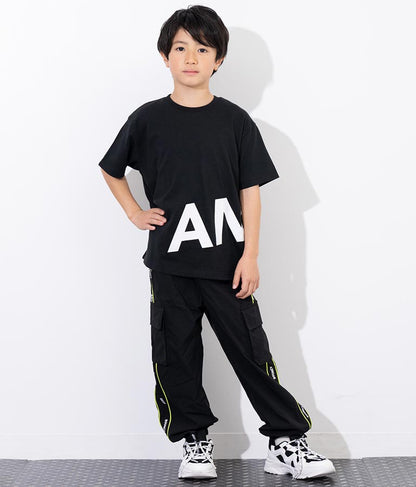 ANAP ロゴ 前後 プリント ビッグ Tシャツ 【親子お揃い】 423-3247