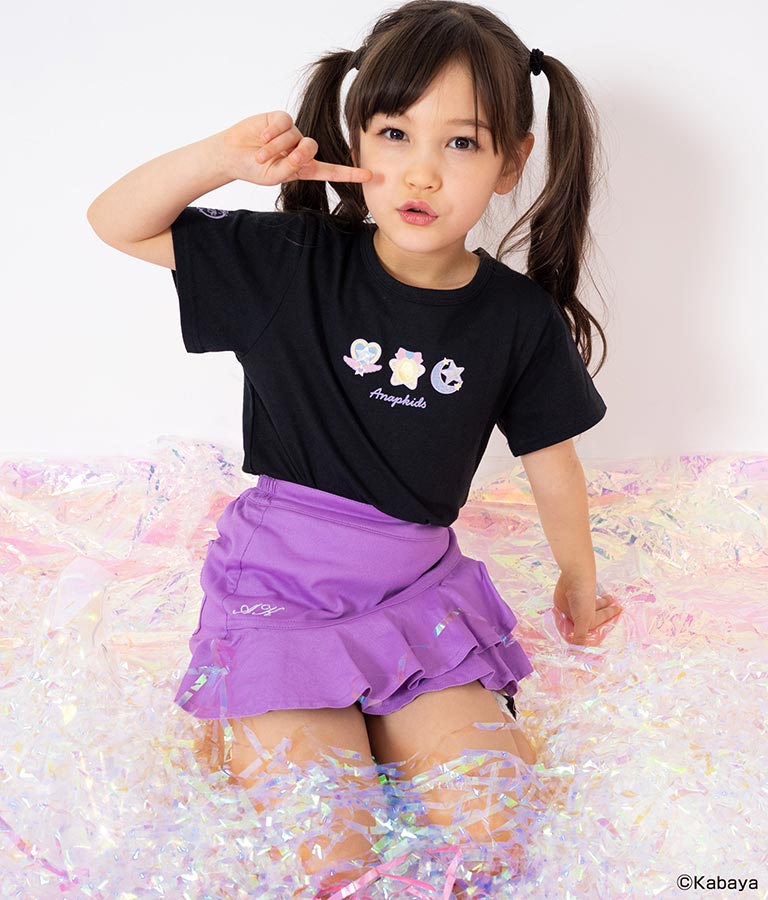 【セボンスターコラボ】ホログラムモチーフプリントTシャツ