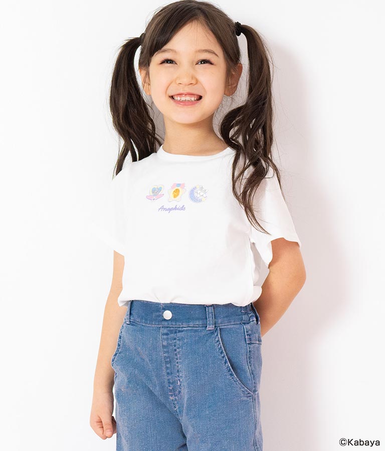 【セボンスターコラボ】ホログラム モチーフ プリント Tシャツ 423-3262