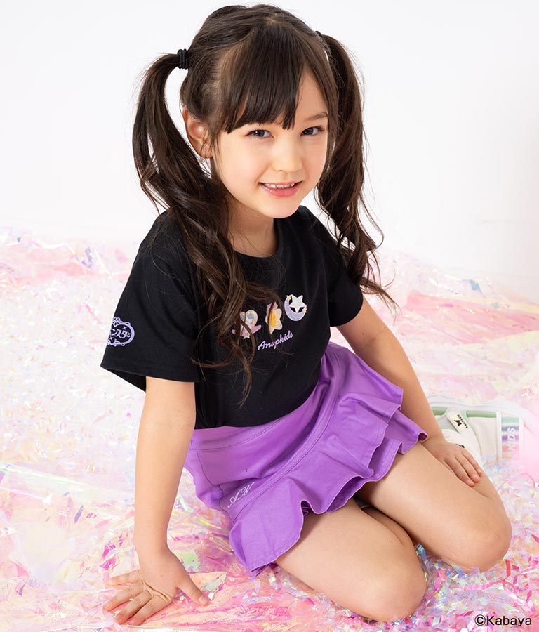 【セボンスターコラボ】ホログラム モチーフ プリント Tシャツ 423-3262